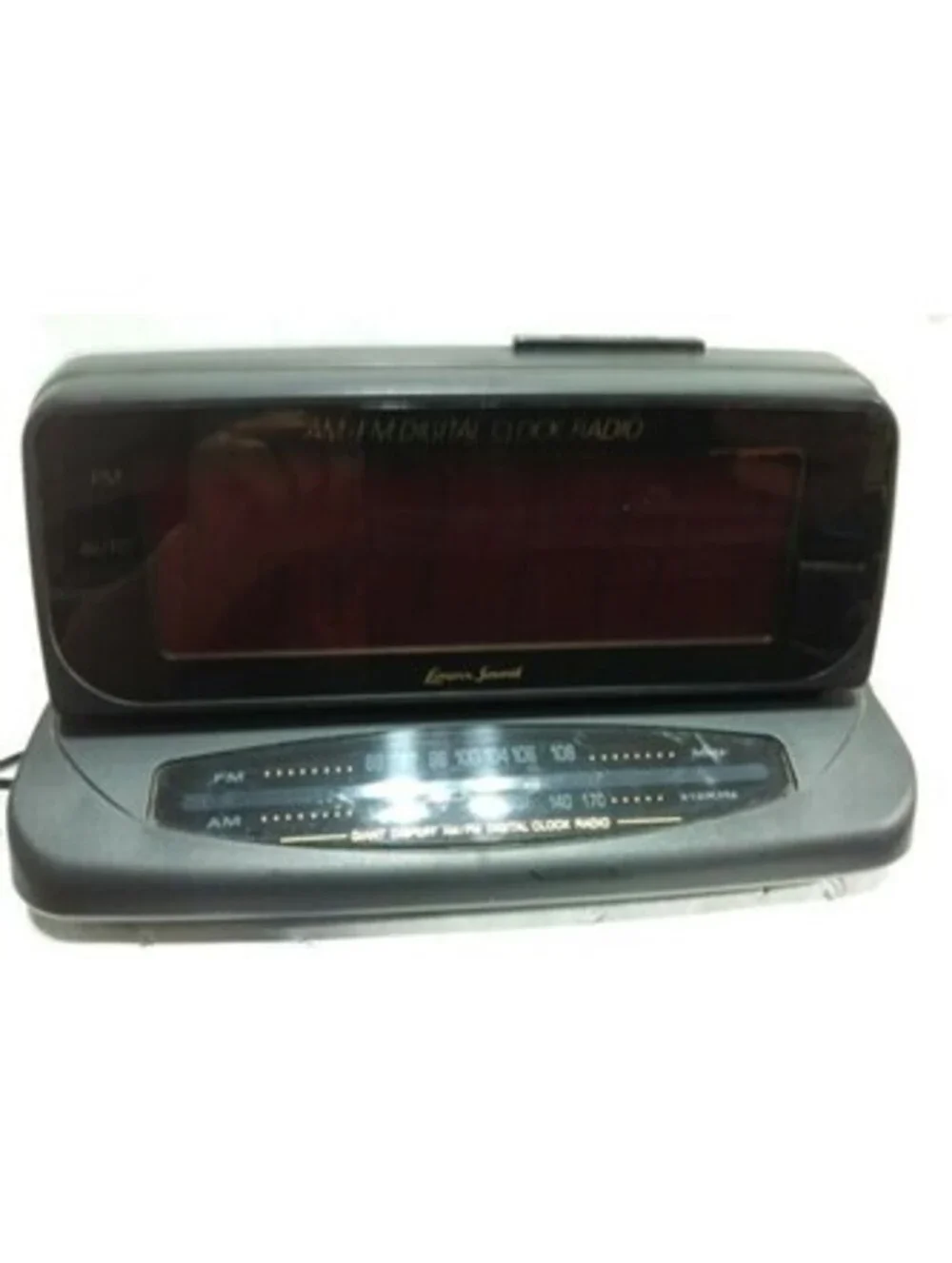 Lenoxx Sound CR-773 Digital AM/FM Alarm Clock Radio Compact Bedroom Tested Works